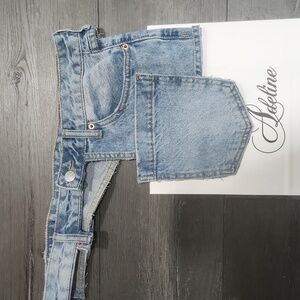 Blue Denim Belt Bag Handcrafted